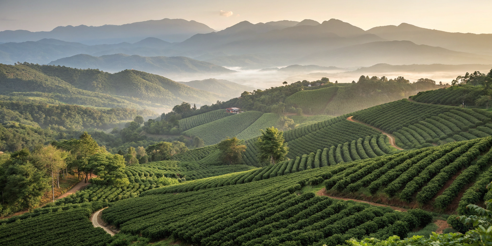 Coffee farm mountain estate