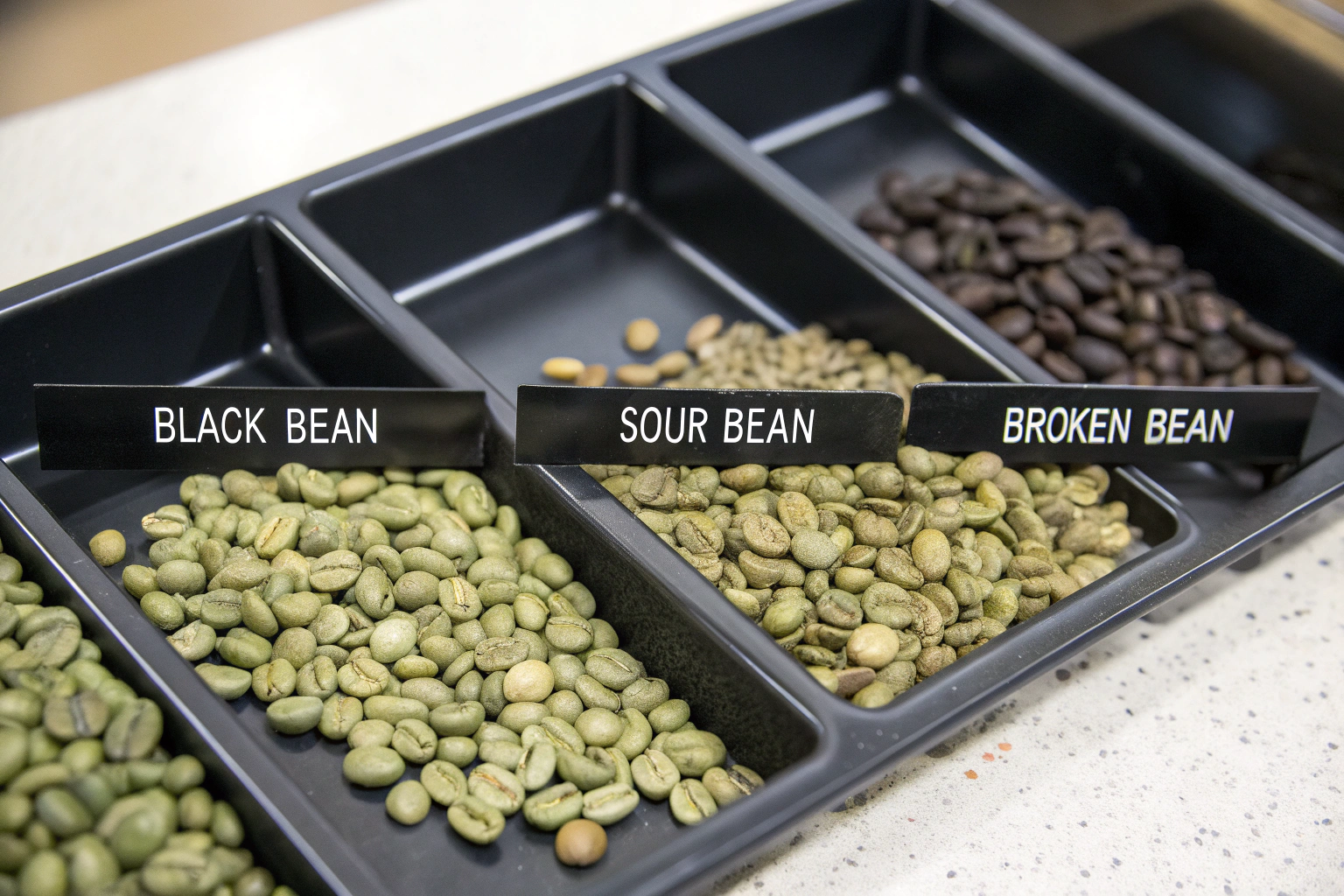 What Are the Standard Defects in Green Coffee Beans?
