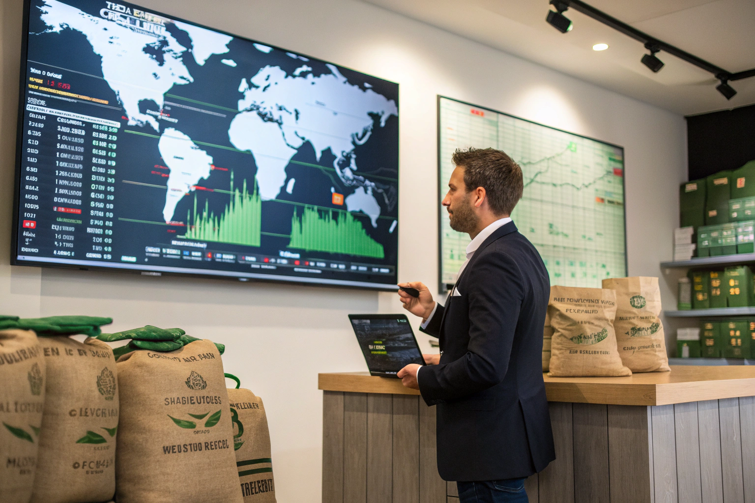 What is the Current Market Price of Green Coffee Beans?