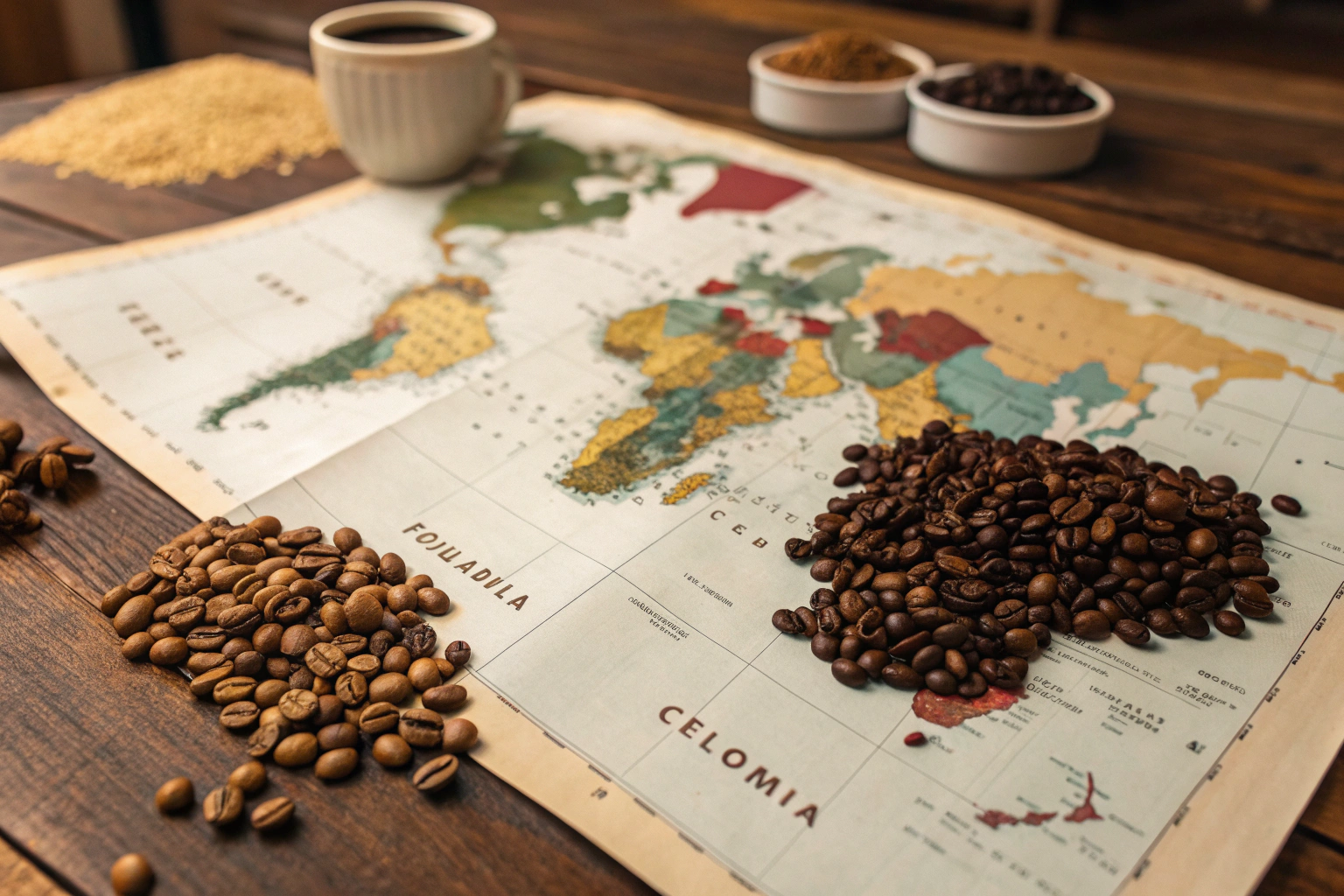 Where do the best coffee beans in the world come from?