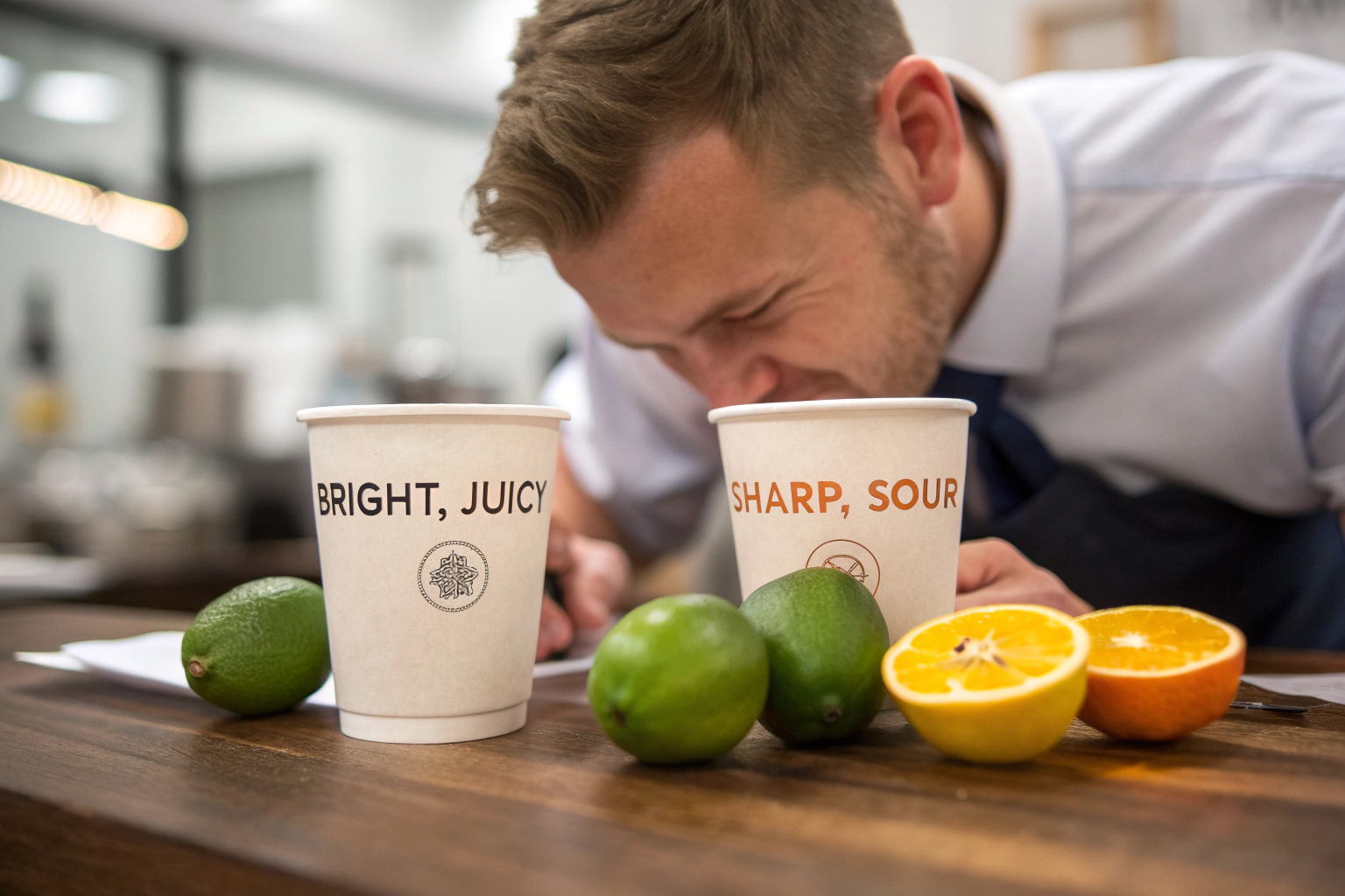 Why do some coffee beans taste acidic or sour?