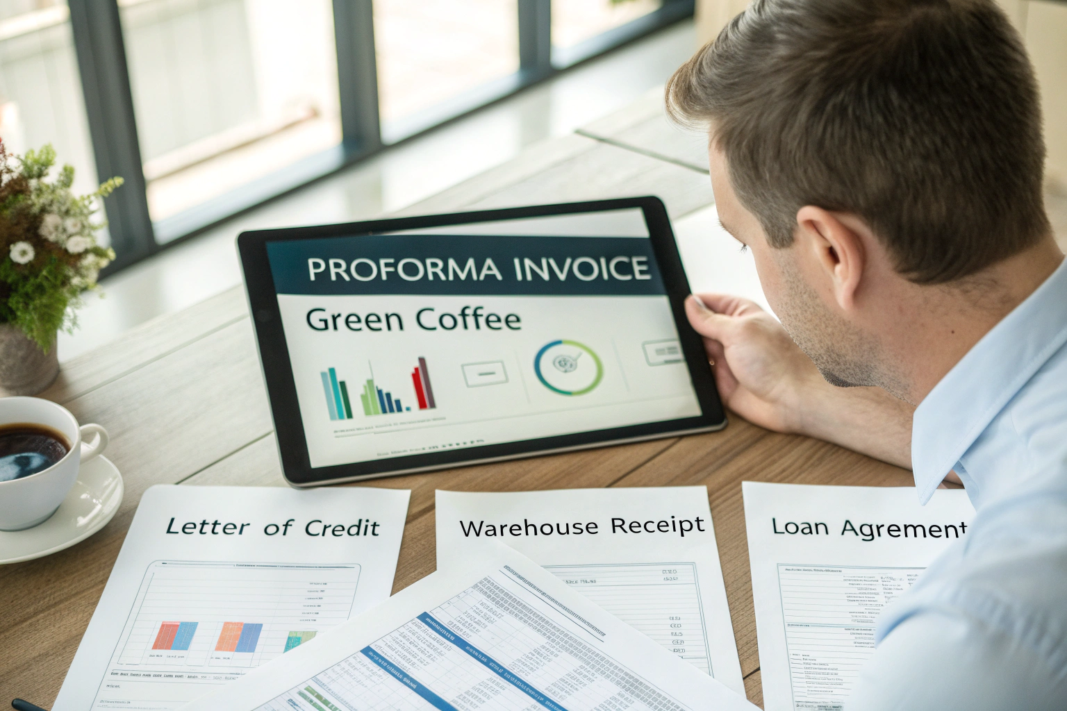 How to finance a large bulk coffee purchase?