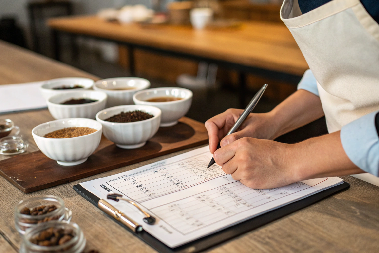 How to read a coffee cupping score sheet?