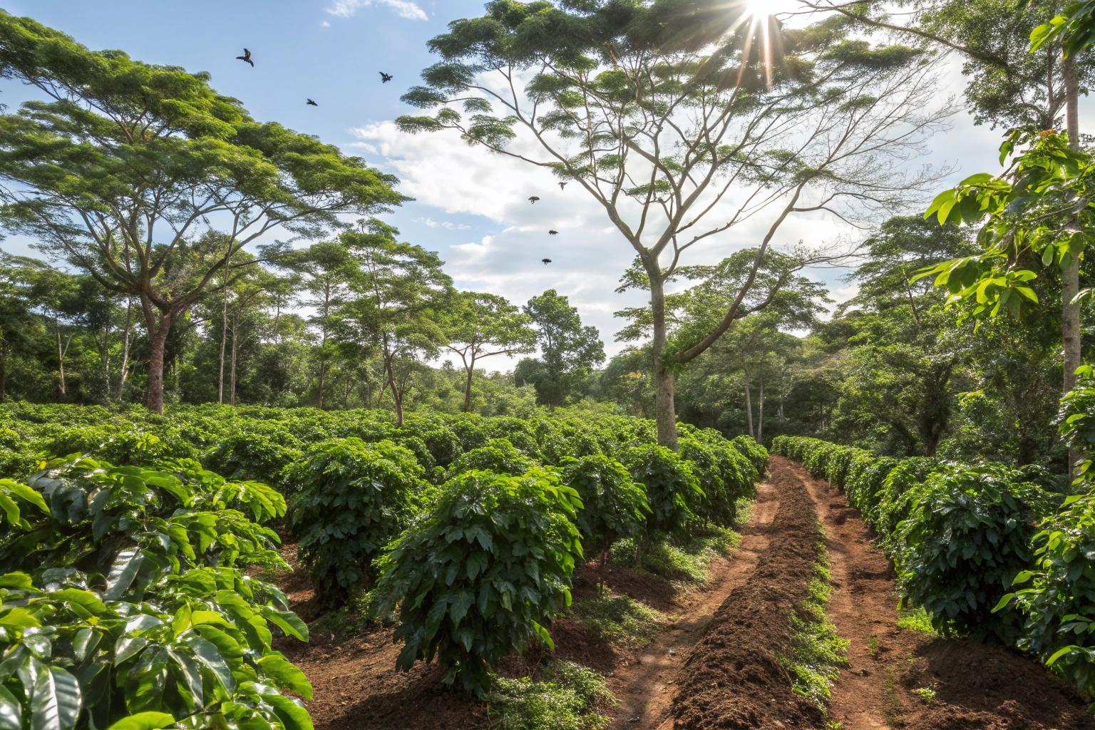 Why is shade grown coffee better for the environment?