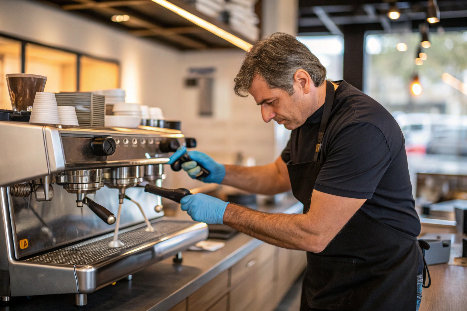 How to clean and maintain commercial coffee equipment?