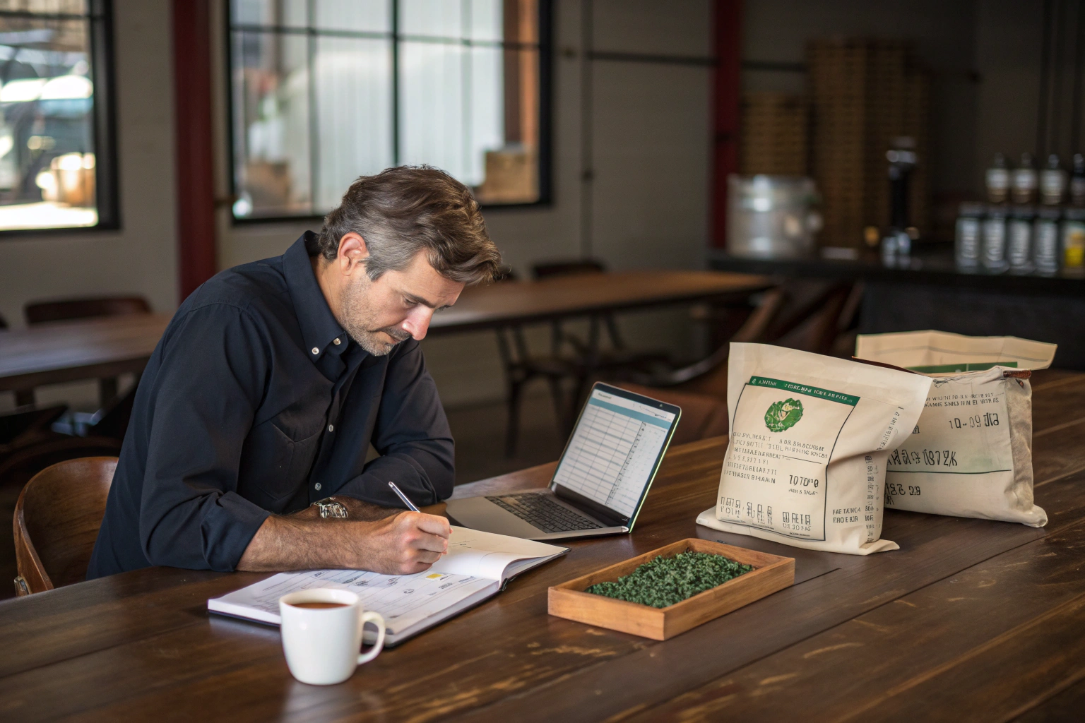 How to write a business plan for a coffee company?