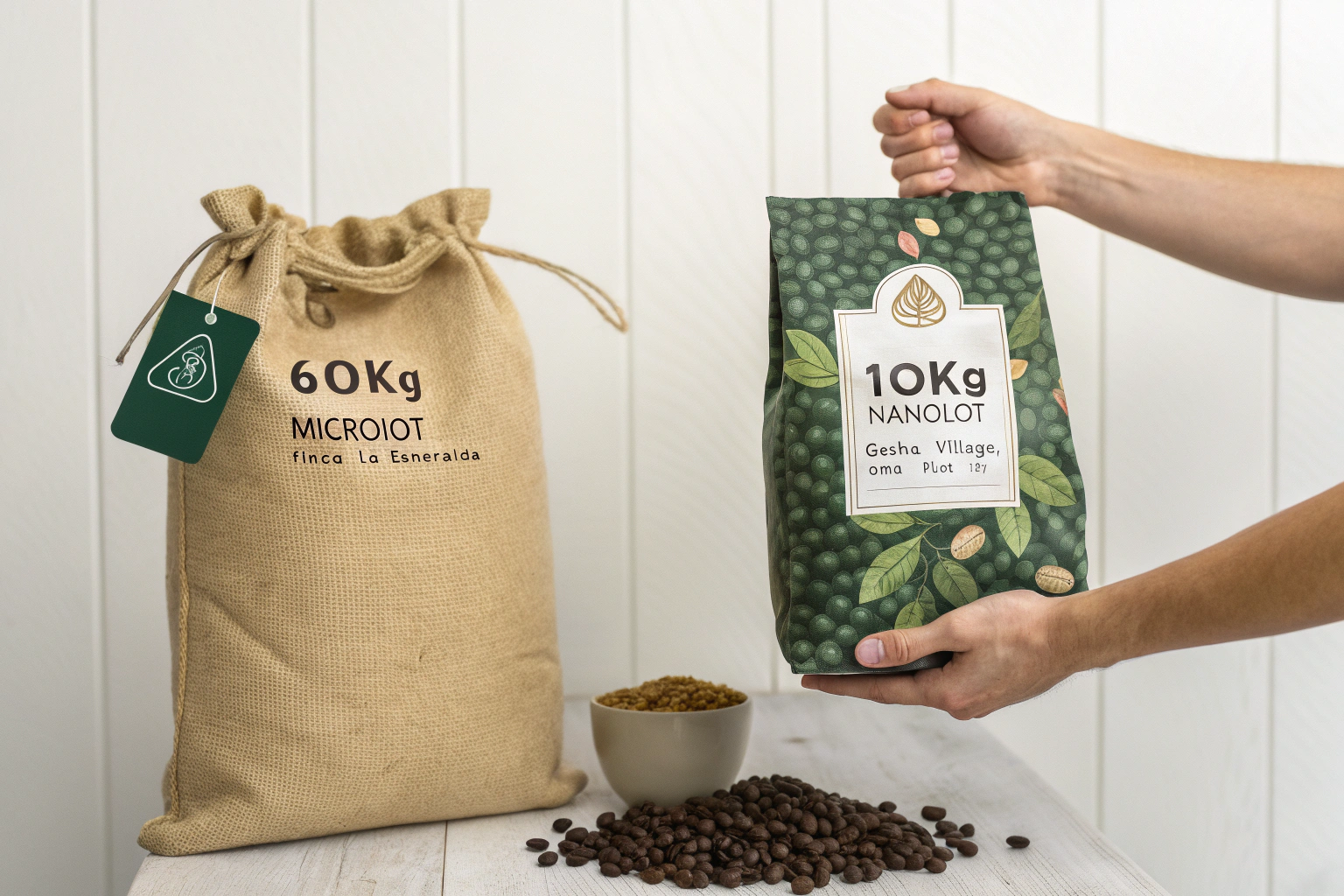What is the difference between microlot and nanolot Coffee Beans?