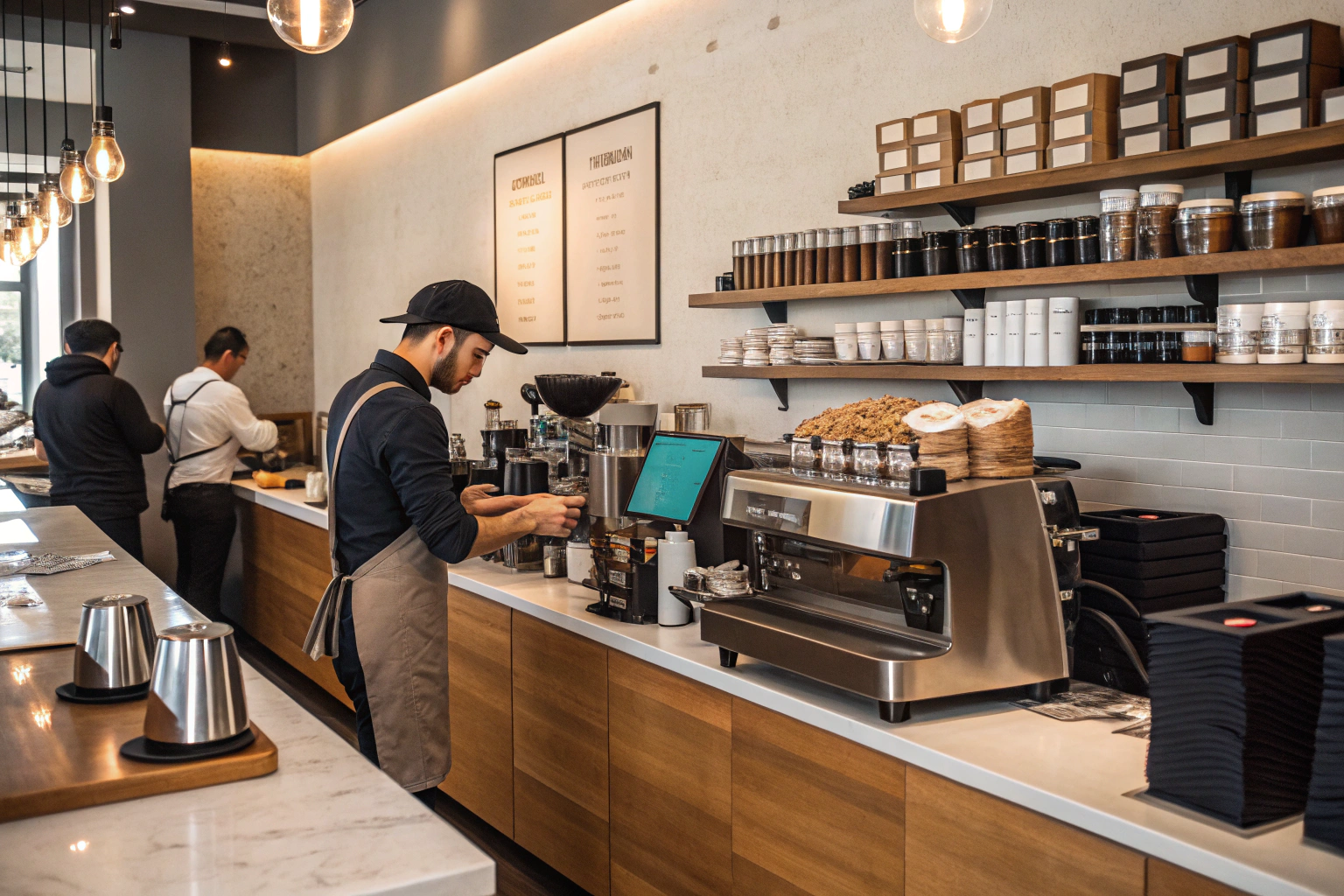What are the best practices for coffee shop operations?