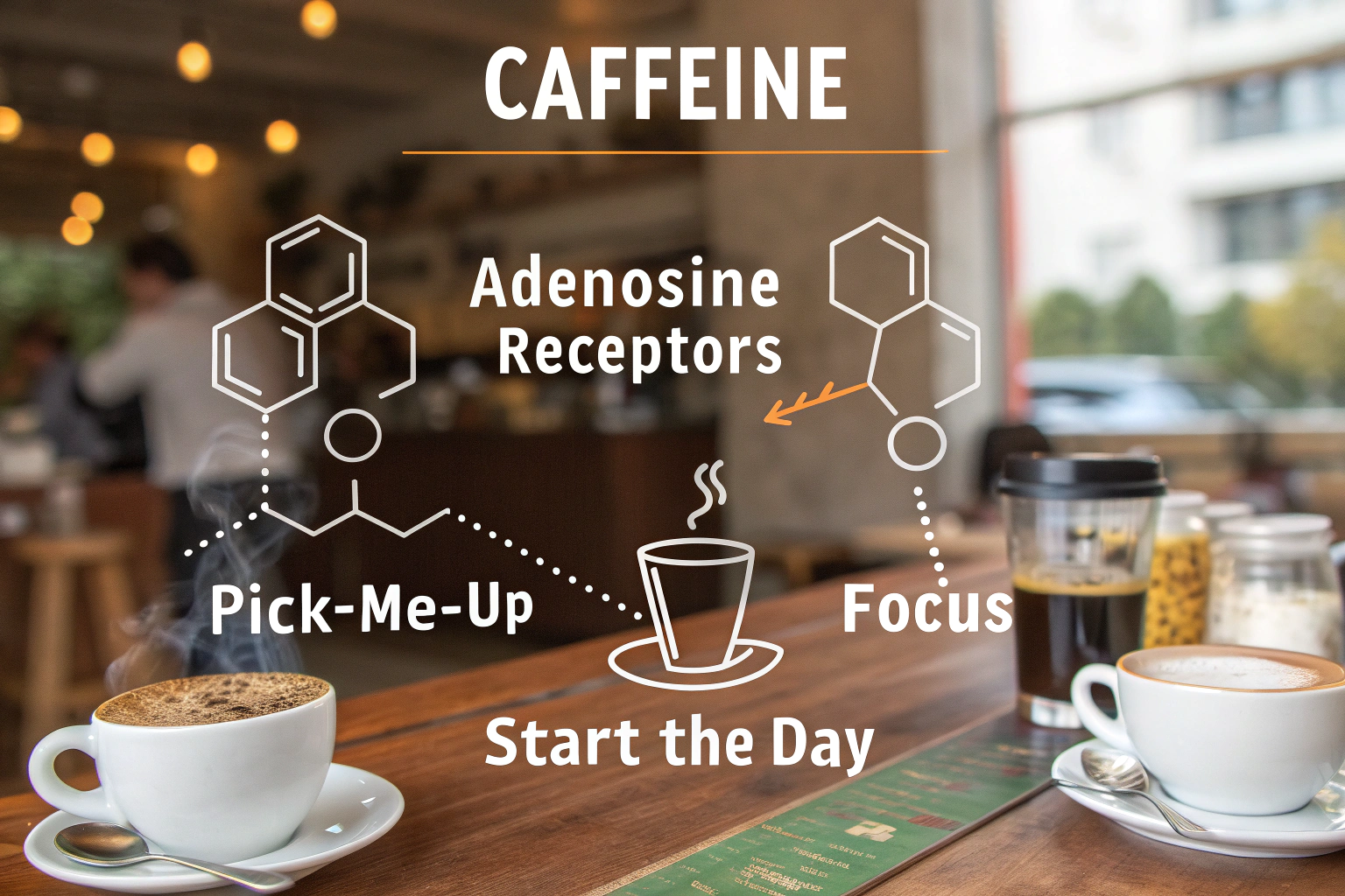 What is the role of caffeine in the human body?