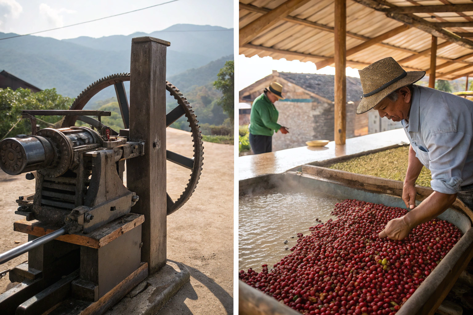 What Is the Difference Between Wet and Dry Coffee Processing?