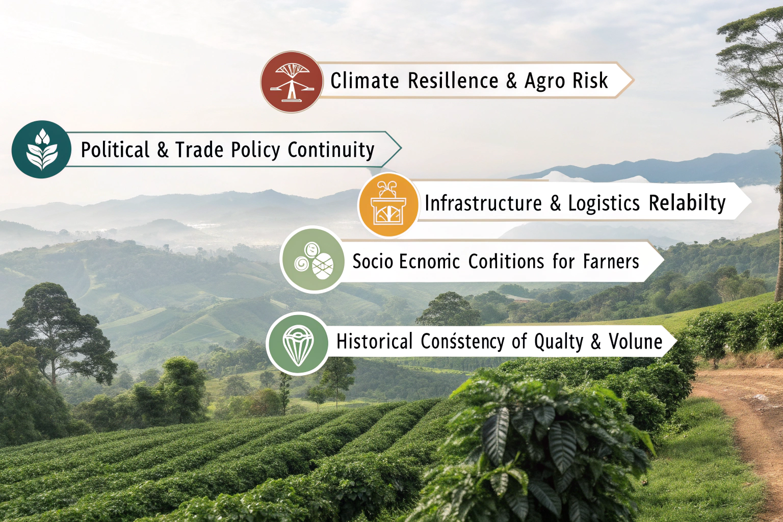 How to Assess the Coffee Bean Stability of Sourcing Regions?