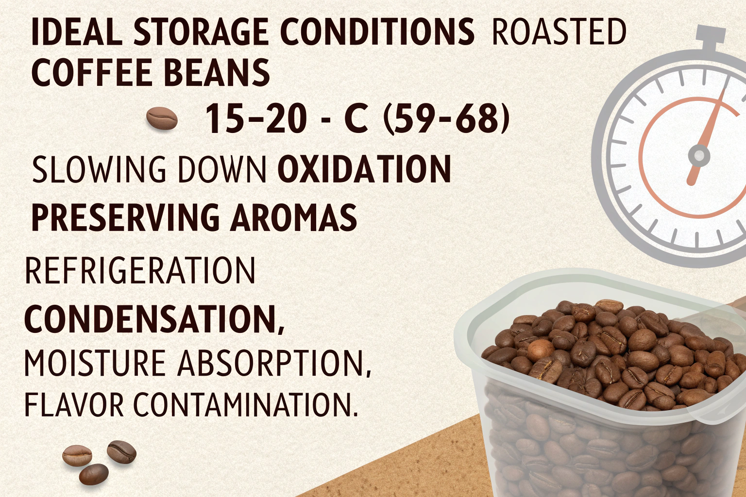 What’s the Best Storage Temperature for Roasted Coffee Beans in a Commercial Setting?