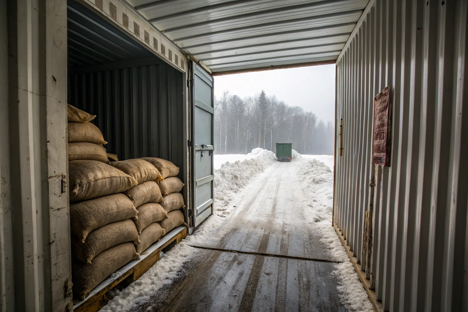 How to protect green coffee from freezing temperatures?