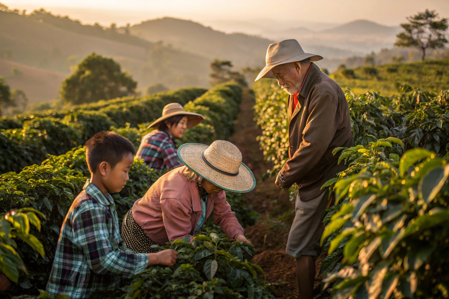 Are Chinese Coffee Farmers Experienced and Professional?