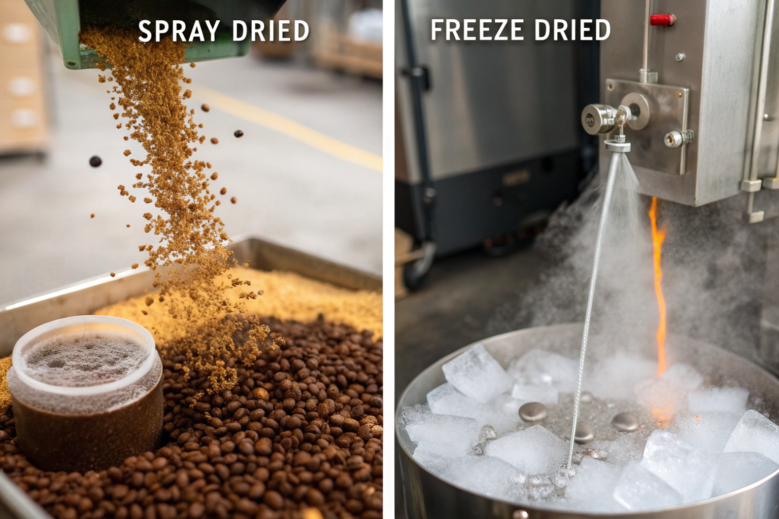 What Is the Difference Between Spray Dried and Freeze Dried?