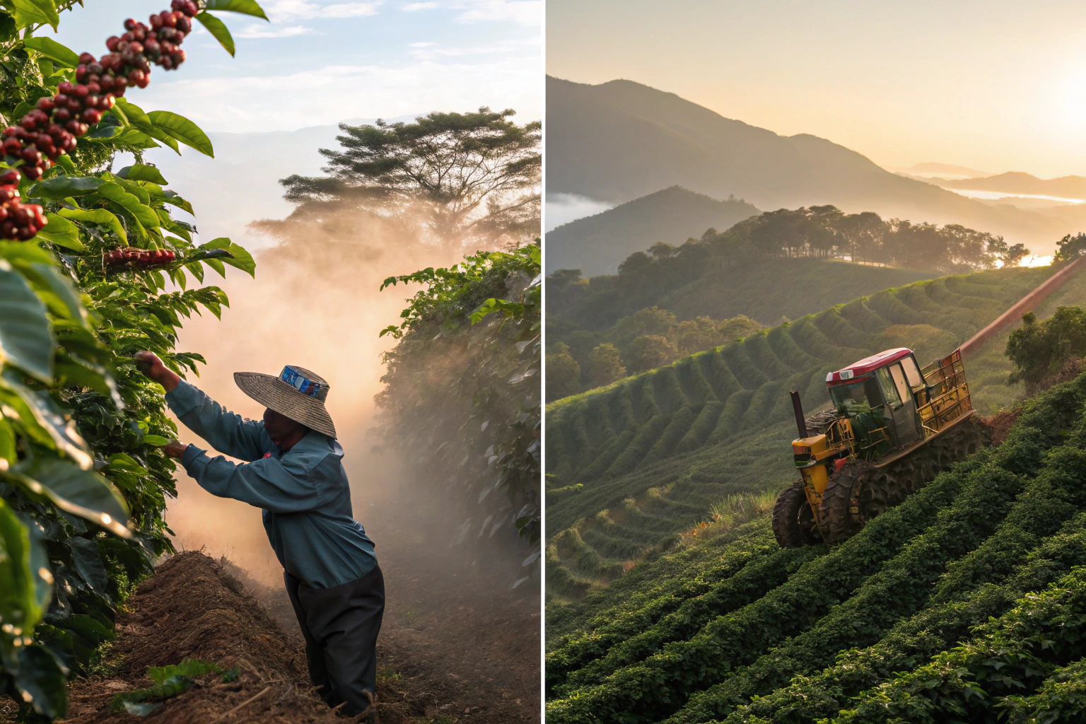 What Is the Difference Between Manual and Mechanical Harvesting for Coffee?