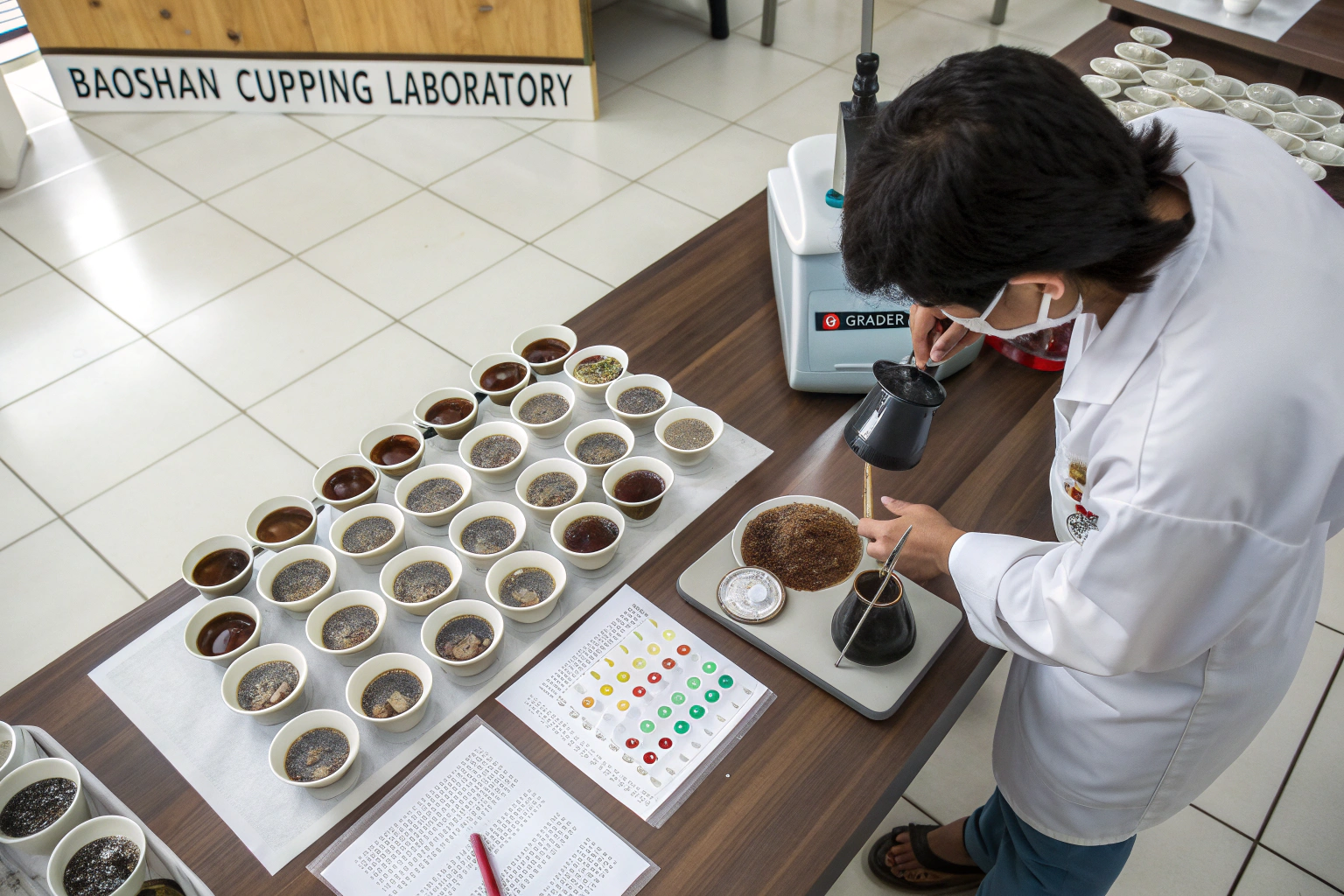What Is the Cupping Protocol at BeanofCoffee for Export Approval?