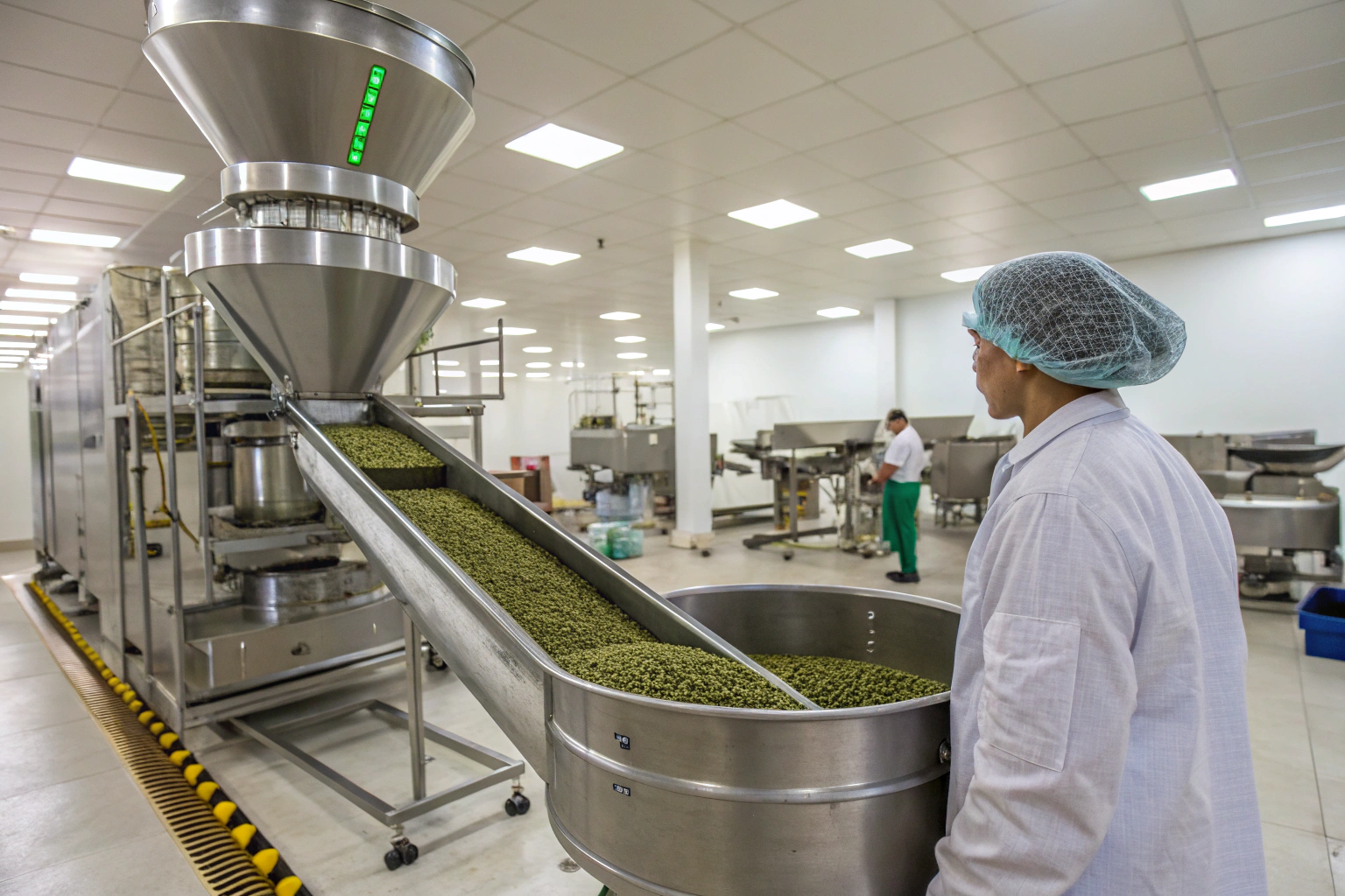 How Do Chinese Coffee Factories Handle Bean Density Sorting?