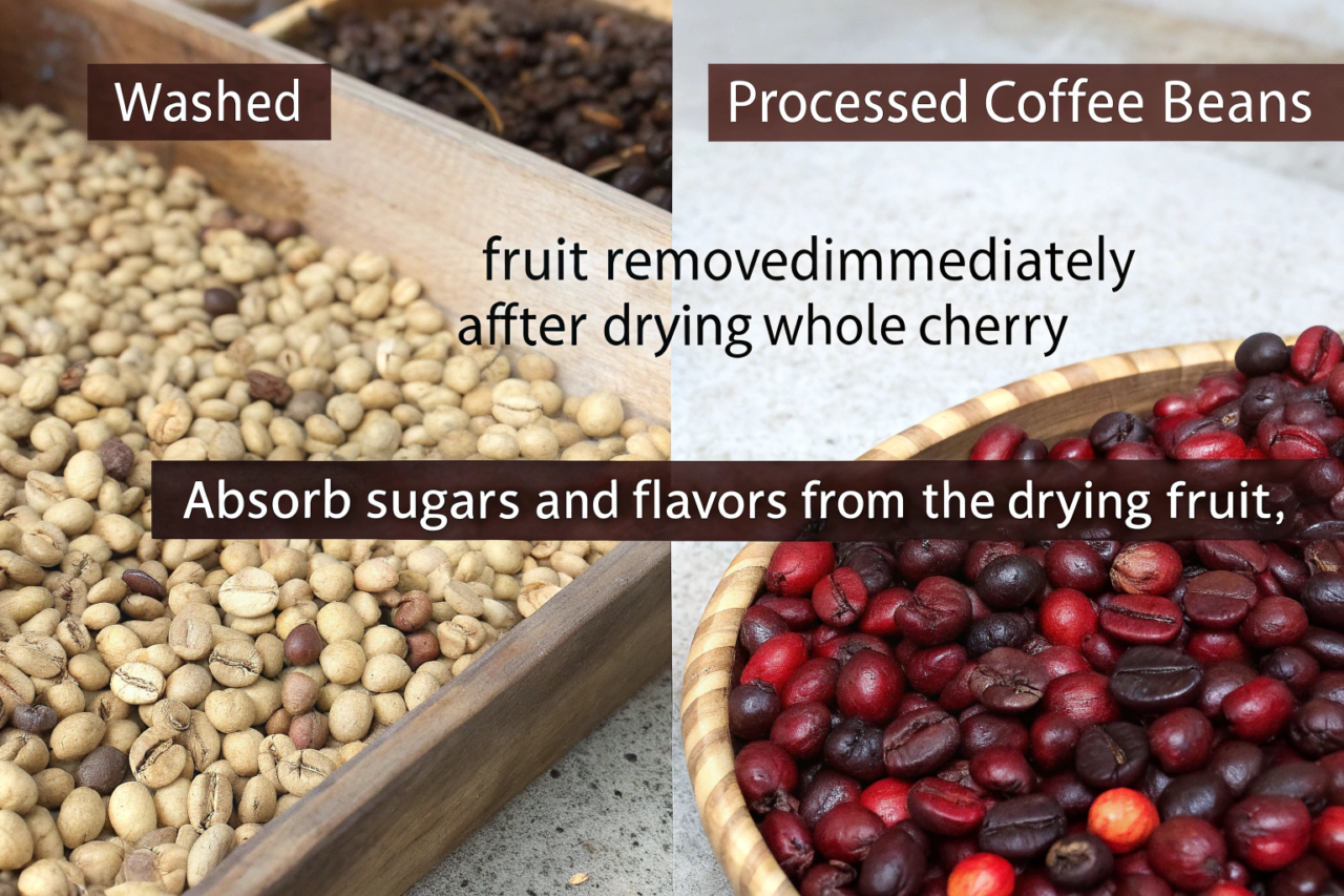 What Is the Difference Between Washed and Natural Process Coffee Beans ...