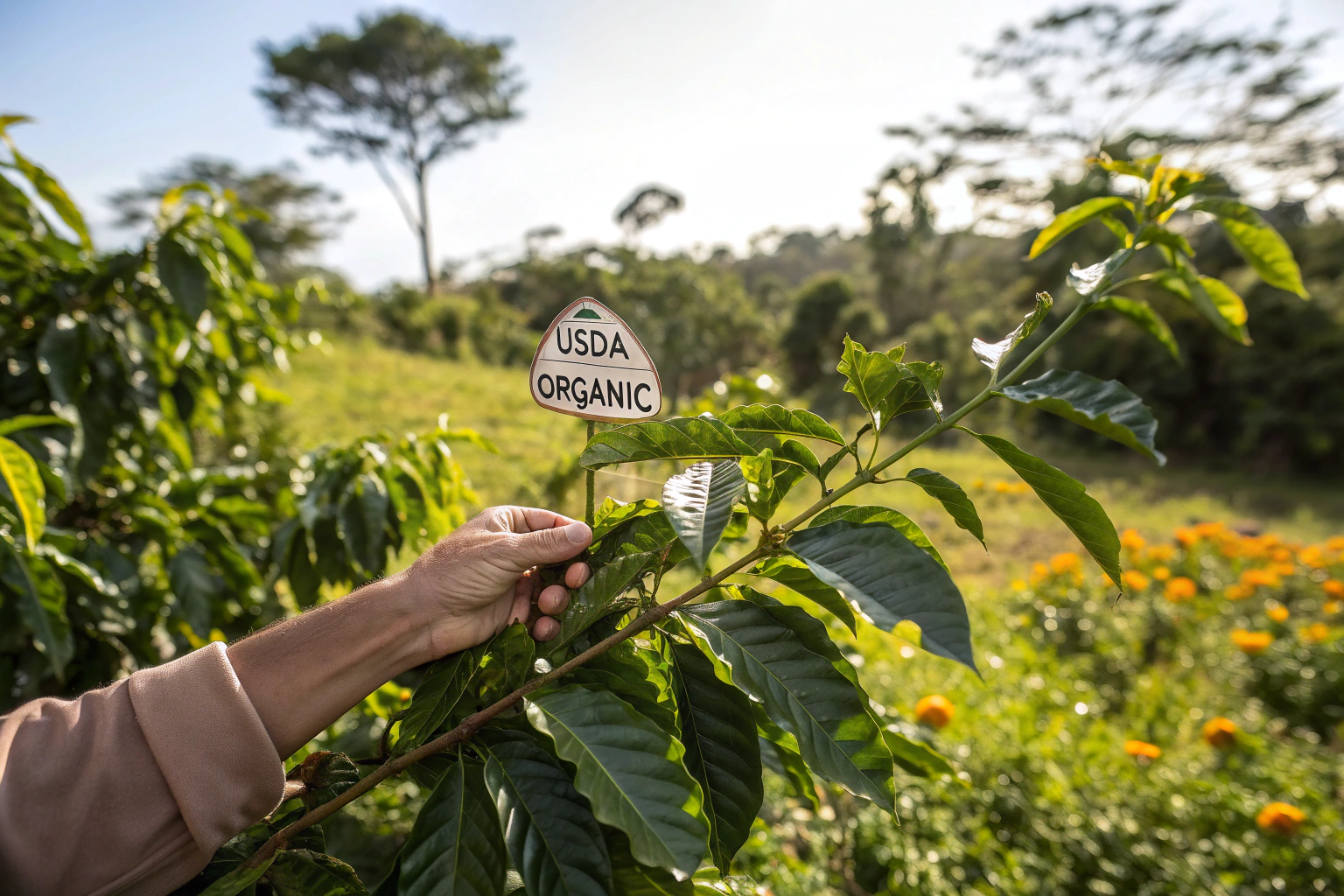 Are organic coffee beans available from Yunnan plantations?