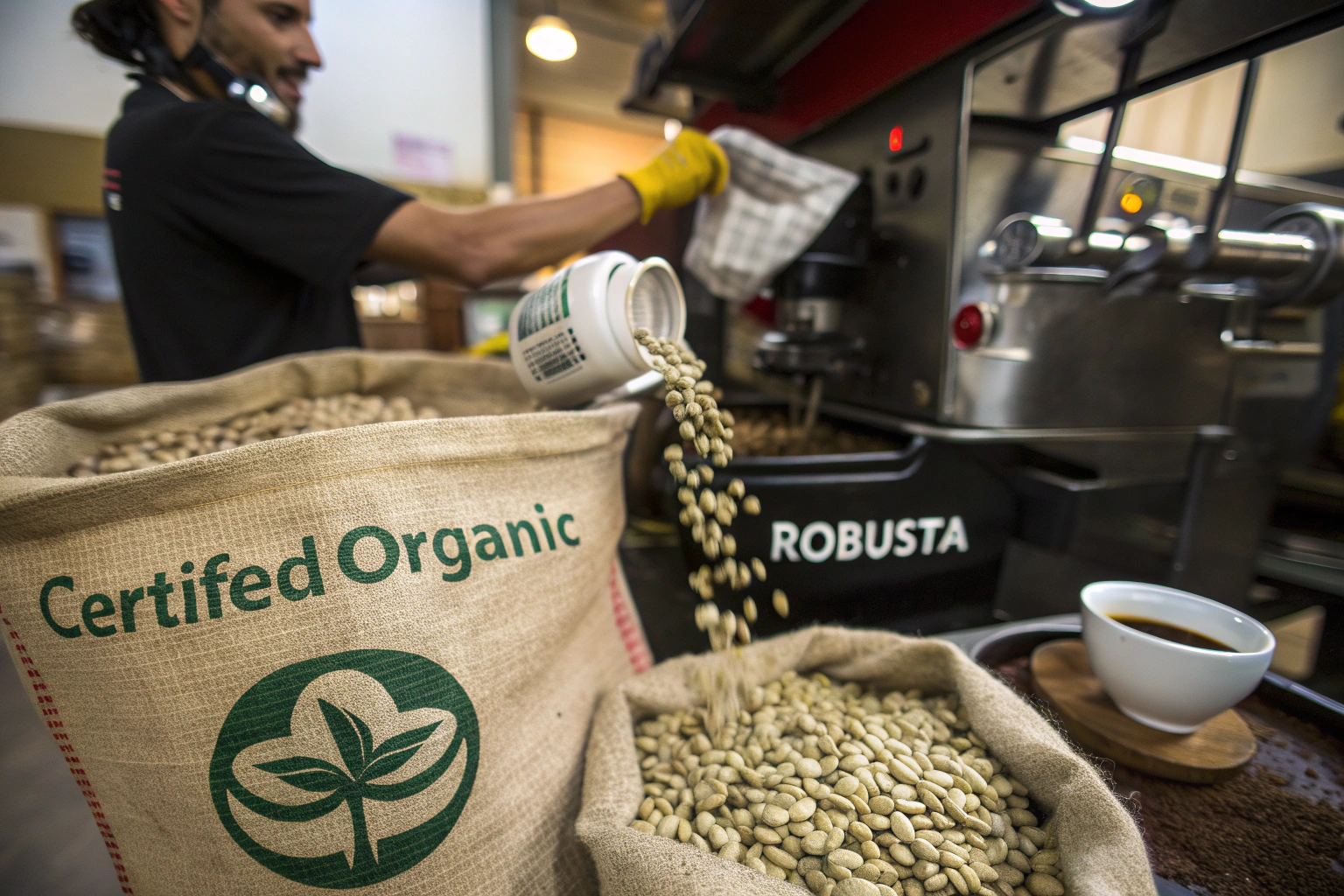 Where Can I Buy Large Quantities of Organic Robusta for Espresso Crema?