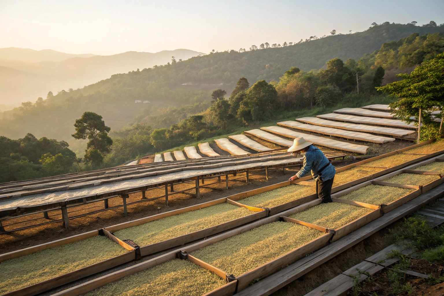 Why Is Slow Drying on Raised Beds Better for Coffee Longevity?