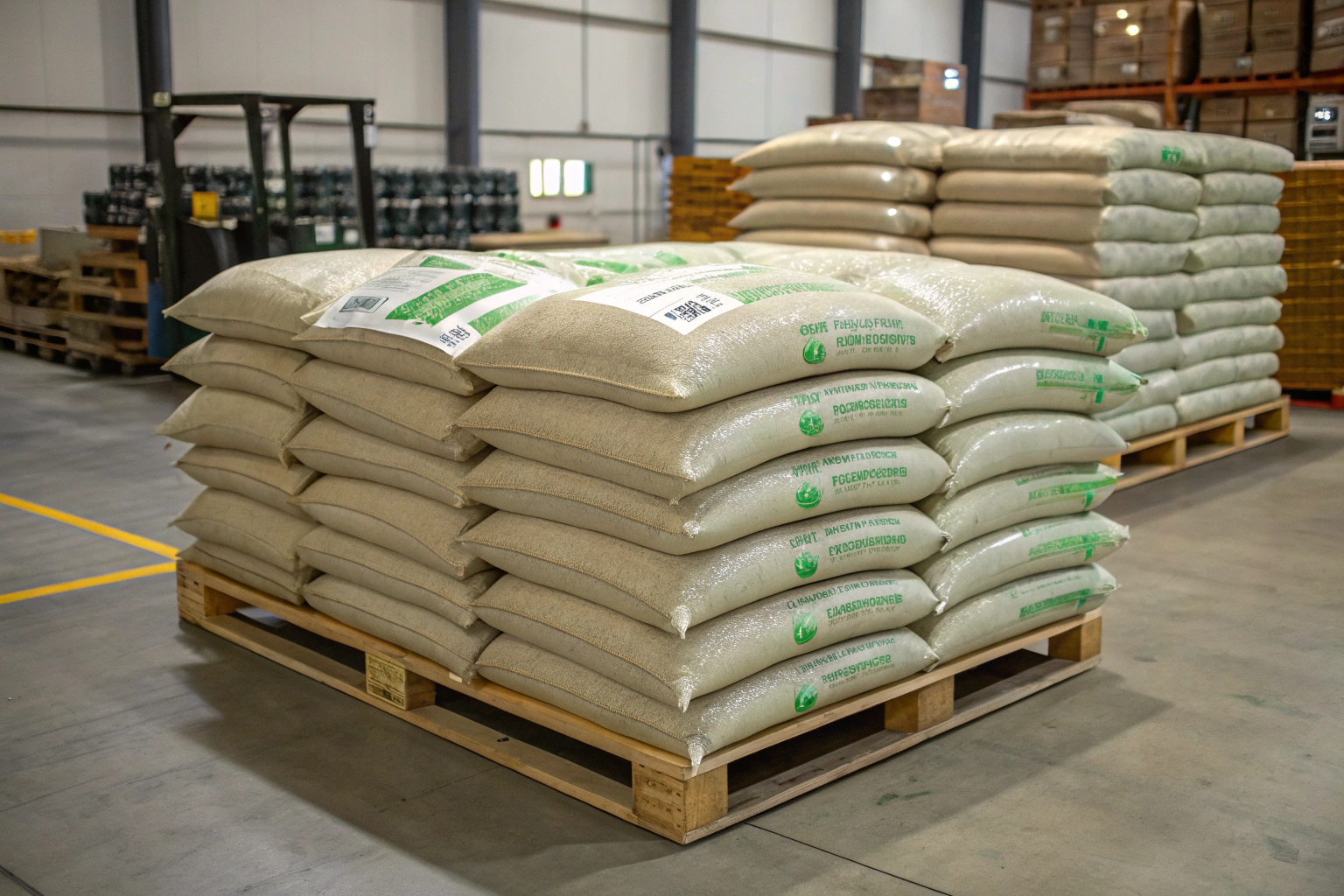 What Are the Shipping Dimensions for a Pallet of GrainPro Bags?