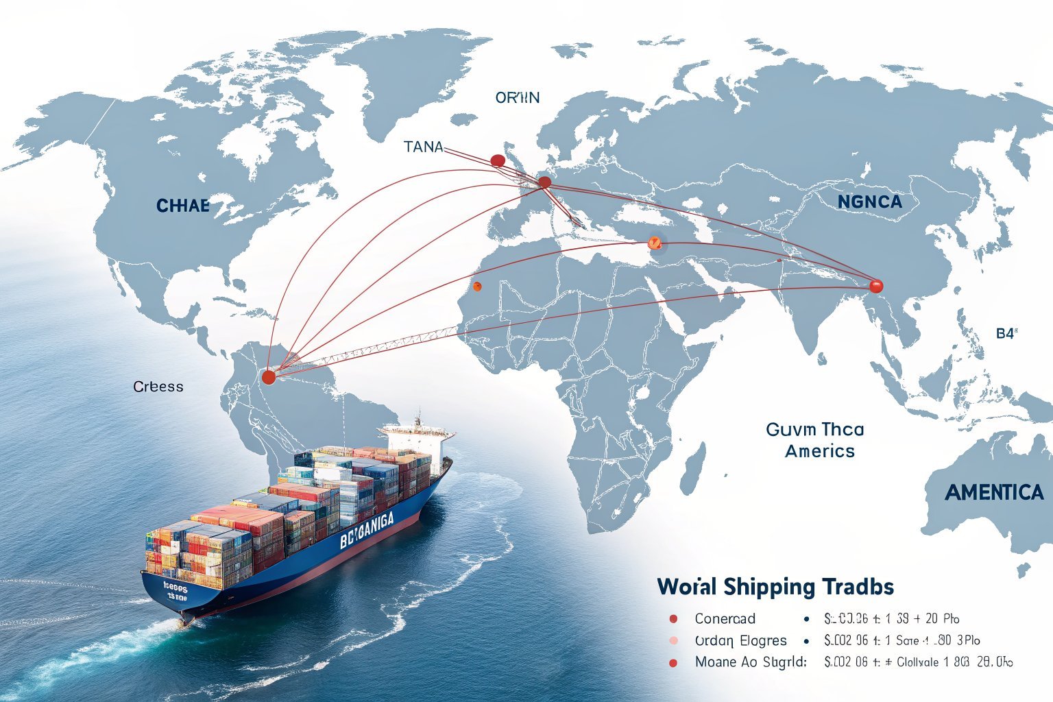 Shipping routes