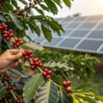 How to Source Coffee Beans Grown Under Solar Panels Agrivoltaics?
