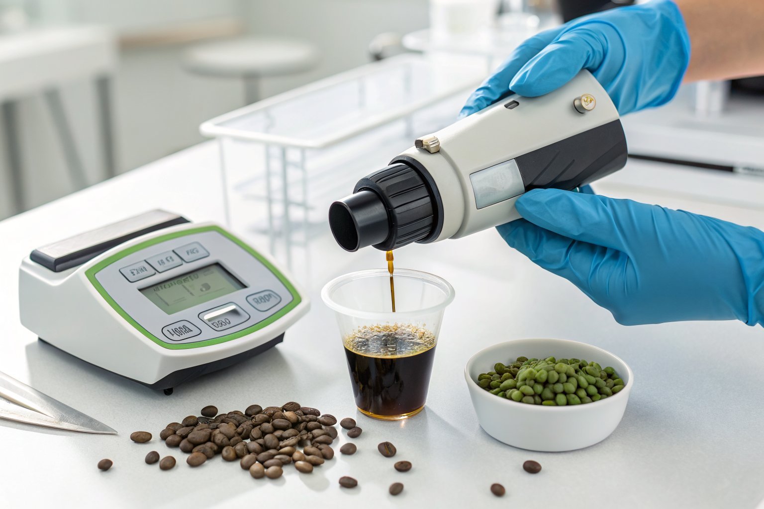 How to Use a Refractometer to Predict Green Coffee Quality?