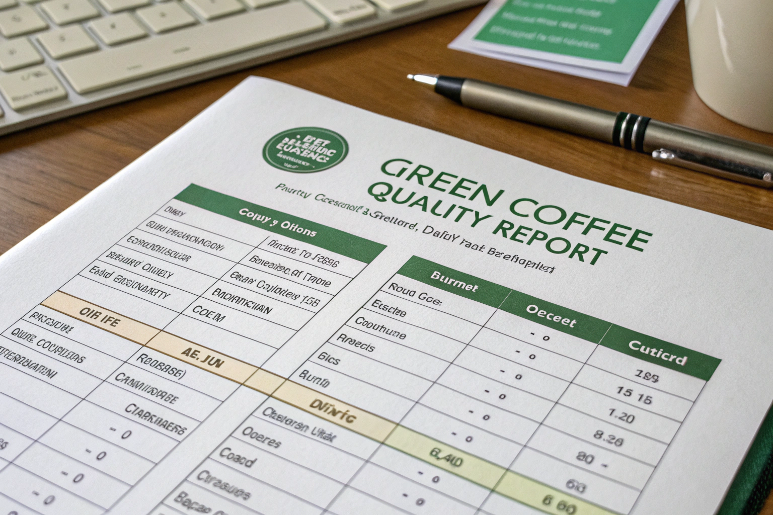 How to Read a Green Coffee Quality Report Correctly?