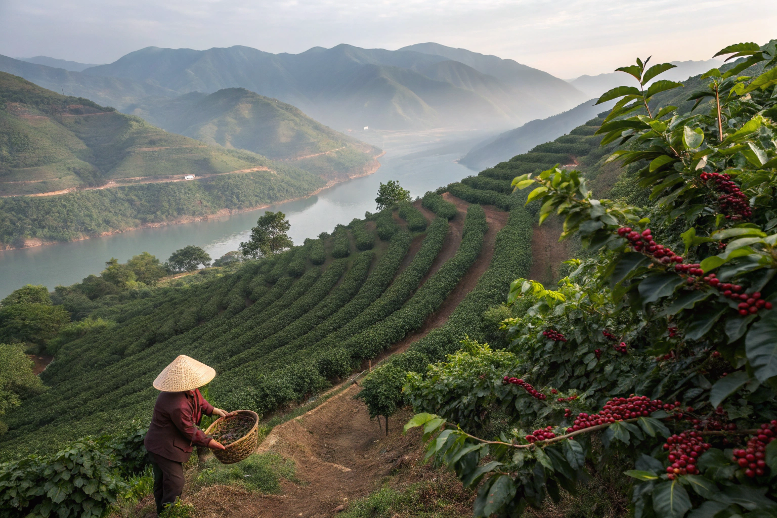 What Are the Main Coffee Growing Regions in China?