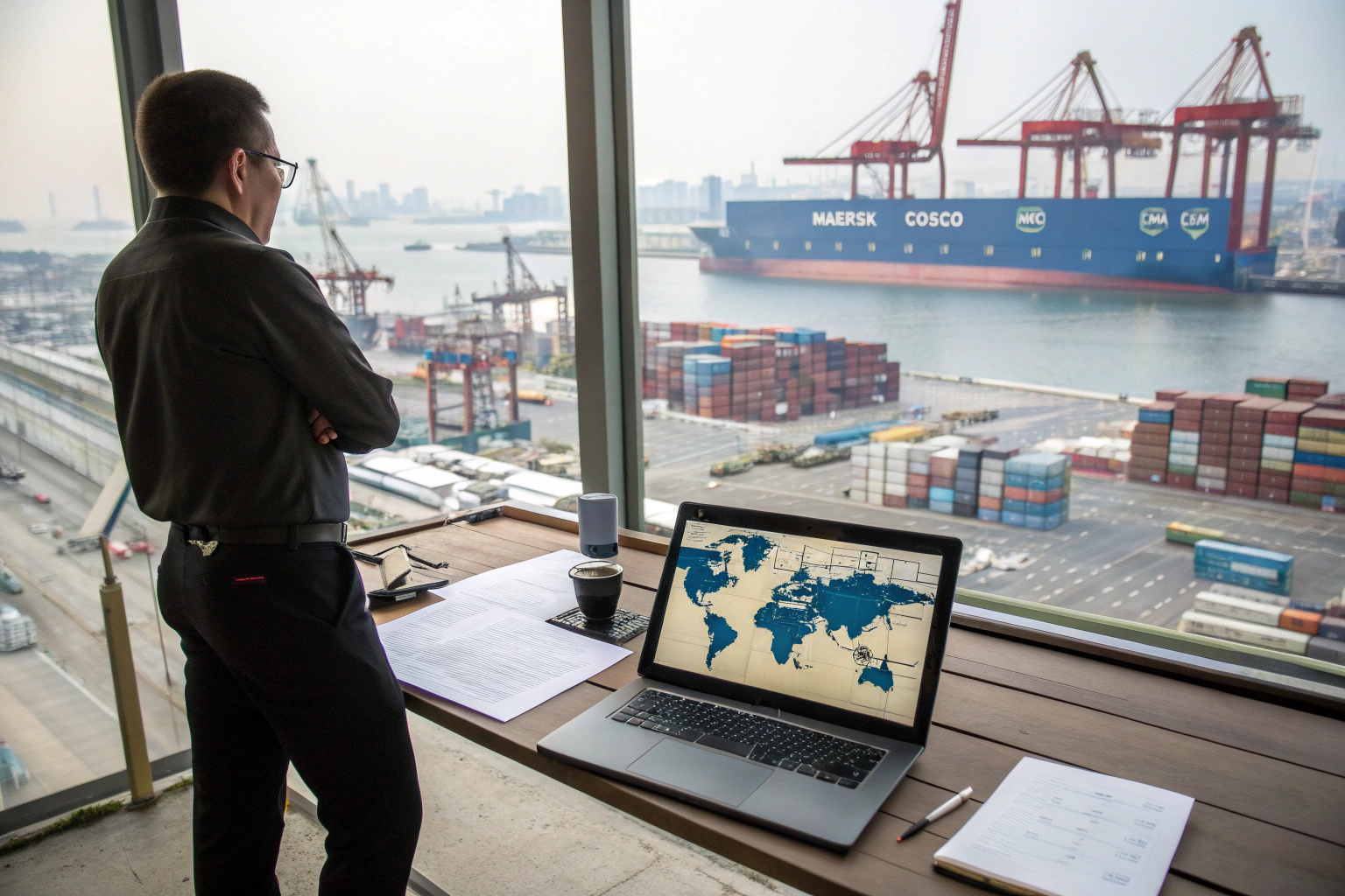 What Are the Shipping Line Options for Coffee Export?