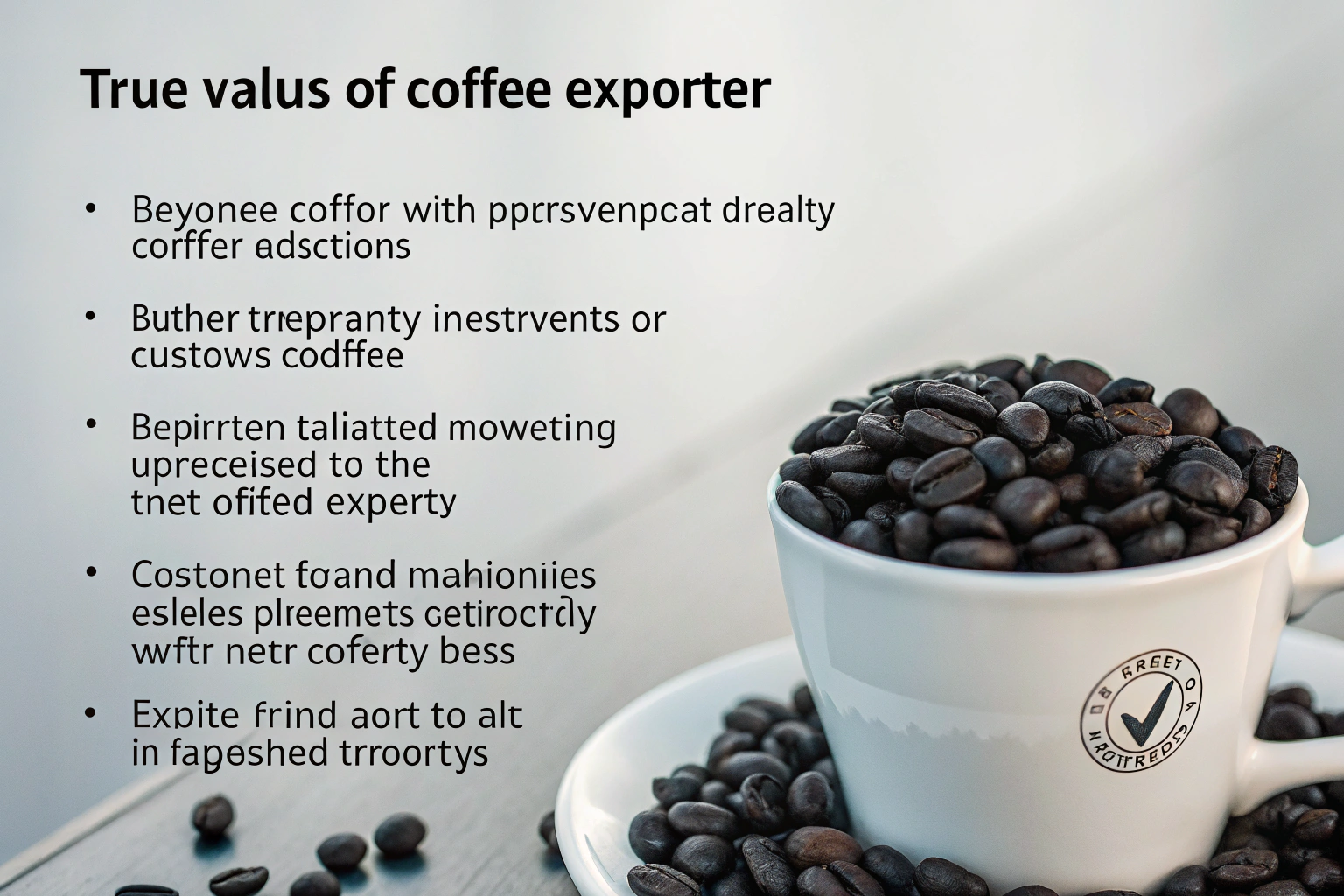 What Is the True Value of a Trustworthy Coffee Exporter?